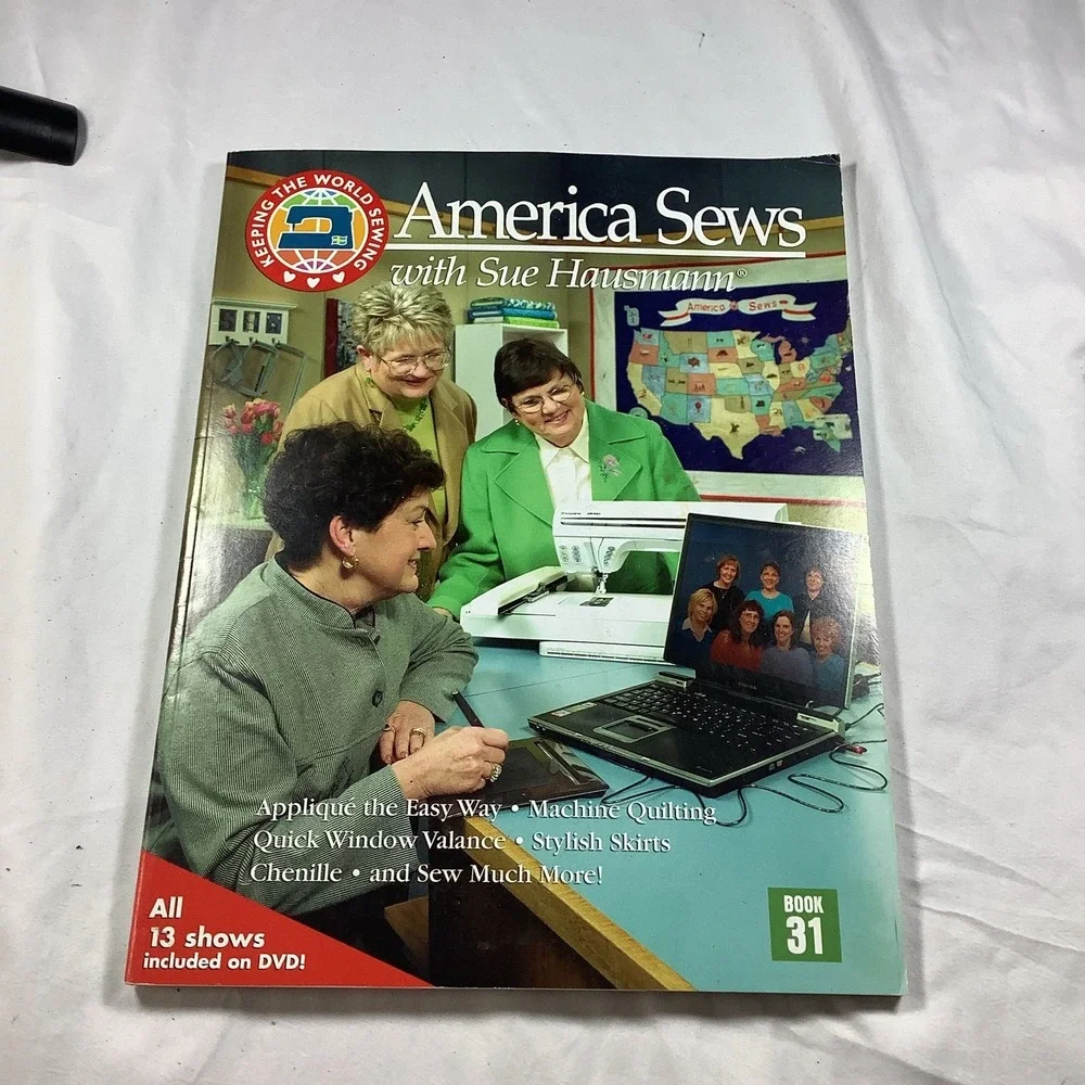 America Sews‎ Sue Hausmann Bk 31 DVD Sewing Quilting